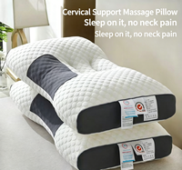 Coussin de massage pour le cou, style tricoté, en tissu lavé, résistant à la déformation, idéal pour dortoir, étudiant, usage domestique