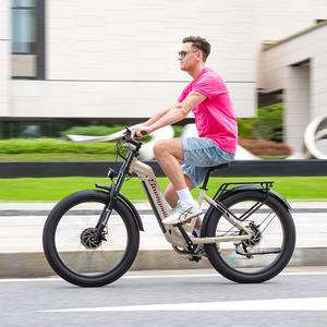 Bicicleta Eléctrica Shengmilo S700, Disponible en Almacenes de la UE y EE. UU., Bicicleta de Carretera, Batería de Litio de 48V 17.5AH, 45km/h, Bicicleta Eléctrica de Montaña Rápida para Ciudad, para Adultos - Product Image 1