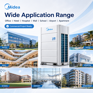 ระบบปรับอากาศ V8 Pro VRF 90kW R410A แบบปั๊มความร้อนเต็มรูปแบบ สำหรับโรงงานอุตสาหกรรมหนัก V8 VRF เครื่องปรับอากาศแบบรวมศูนย์ U - Product Image 4