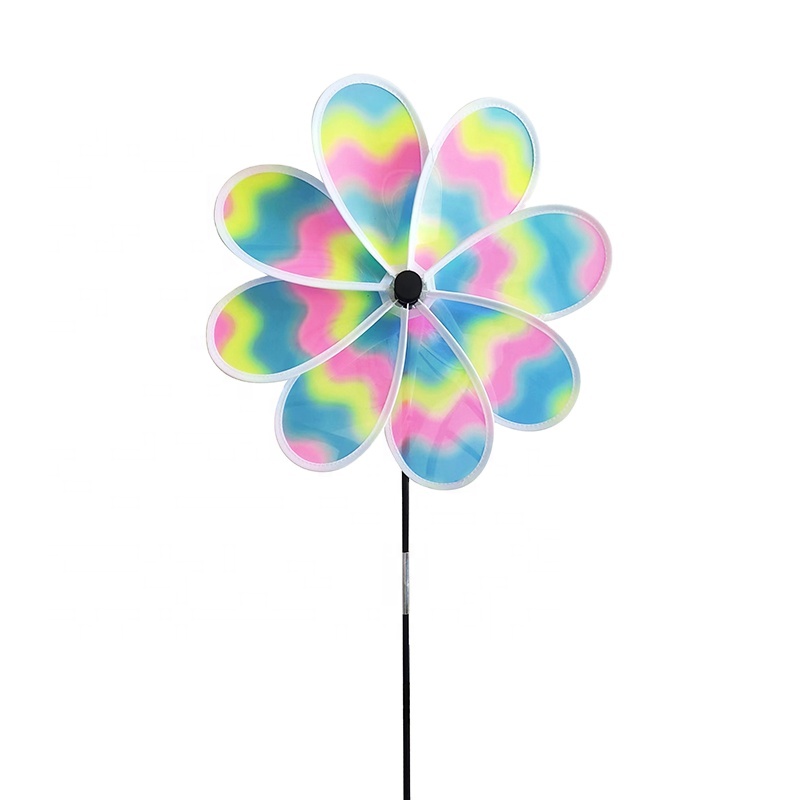 Новинка, Лидер продаж, радужная детская игрушка для сада, пластиковая ветряная мельница