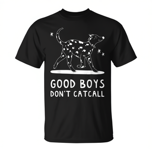Camiseta Good Boys Don't Catcall Dog Mom para amantes de los perros - Product Image 2
