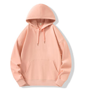Sudadera con Capucha 100% Algodón, Talla Grande, Largo Regular, Diseño Liso, Tejido de Invierno, Ropa para Hombre - Product Image 2