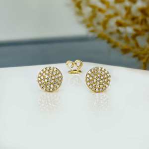 <b>Fine</b> Lab Grown Diamond Stud <b>Earrings</b> Round Brilliant Cut 925 Sterling Silver Elegant Jewelry for Women Daily Wear - Product Image 6