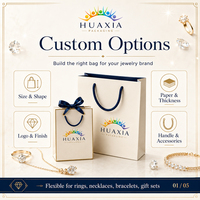 Petits sacs à bijoux pour mariages, événements et boutiques de cadeaux, papier de qualité supérieure, impression personnalisée, faible MOQ, délai de livraison fiable