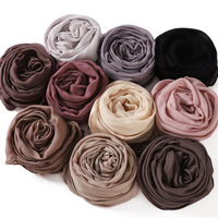 Vente chaude 2024 Hijabs en modal de bambou imprimés personnalisés de haute qualité Écharpe en modal de coton doux Hijab Châle Mode Femme 70*175 cm