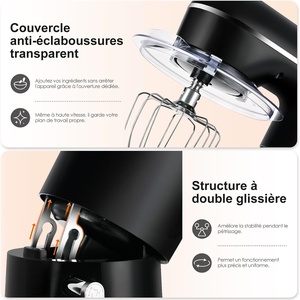 Batteur sur socle multifonctionnel de haute qualité pour la cuisine, mélangeur électrique pour la pâtisserie - Product Image 4