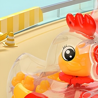 Petit poussin sonore et lumineux, modèle de jouet universel en plastique 929