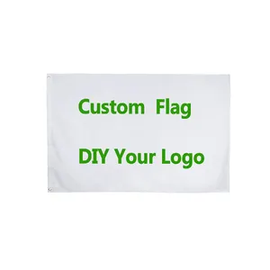 Personalize Print Your Own Logo Design Words Vivid Color Canvas Header Outdoor 3 X 5 Ft Custom Flag Customized Flags Banners