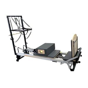 Lit de Pilates demi-tourneur en alliage d'aluminium durable et portable, noir, équipement de <span class=keywords><strong>yoga</strong></span> et de fitness pour la mise en forme, pour usage domestique et commercial - Product Image 5