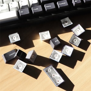 Teclas GMK Cherry V2 PBT, perfil Cherry, 135 teclas, sublimación de tinta, blanco y negro, para teclado mecánico, distribución <span class=keywords><strong>UK</strong></span>/IT/DE/US/FR/ES - Product Image 6