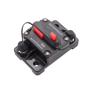 Interruttore Automatico Manuale 30A-300A con Portafusibile Impermeabile 12V-48V DC per Protezione Batteria di Barche, Camper e Yacht - Product Image 1