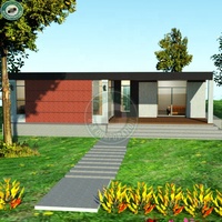 Maisons modulaires de luxe standard américaines, maisons préfabriquées à vendre, kit de maison en panneaux de fibres de ciment SIP