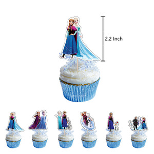 <span class=keywords><strong>Kit</strong></span> de décorations de fête d'<span class=keywords><strong>anniversaire</strong></span> sur le thème de la princesse de glace magique avec bannière suspendue ballons gâteau Topper pour la célébration <span class=keywords><strong>des</strong></span> enfants - Product Image 4