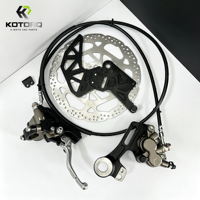 Kit de conversion de frein arrière KOTORQ Ultra Bee pour E-Ride Pro SS 2.0, comprenant étrier, levier, tuyau, support CNC et rotor de 240 mm pour une performance améliorée