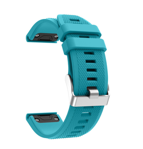 Bracelet de montre en silicone à libération rapide 20mm 22mm 26mm à grain croisé compatible <span class=keywords><strong>Garmin</strong></span> Fenix 6X 6 6S Pro 5X <span class=keywords><strong>5</strong></span> <span class=keywords><strong>5S</strong></span> Plus - Product Image 3