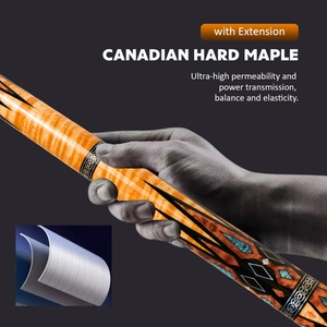 YEUEK Carbon Fiber <b>Pool</b> Cue 11.5mm/12.5mm Low Deflection Cue <b>Stick</b>,Professional <b>Pool</b> <b>Stick</b> with Extension - Product Image 3