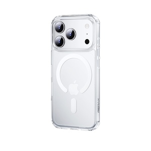 Funda magnética Crystal Series <span class=keywords><strong>Rmc</strong></span>-2, funda ultrafina transparente con imán, antiamarilleo, anticaída, para teléfono 17 - Product Image 1
