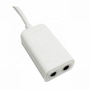 <span class=keywords><strong>Cable</strong></span> divisor de auriculares estéreo de 3,5mm, 1 <span class=keywords><strong>macho</strong></span> a 2 hembra, adaptador de auriculares de <span class=keywords><strong>doble</strong></span> conector 3,5 para teléfono y portátil - Product Image 4