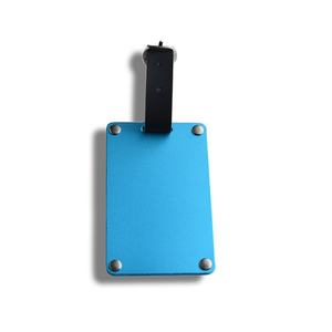 Popular Colorful Sublimation Blank Luggage <b>Tags</b> <b>Name</b> ID Address Aluminum Metal Suitcase Bag <b>Tag</b> - Product Image 1