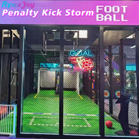 Machine de jeu d'arcade simulateur de football avec robot gardien de but numérique Penalty Kick Storm, équipement sportif, Coupe de Football, 1 an, anglais