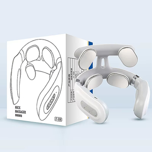 Masajeador de cuello calentado de amasado de impulso de Venta caliente masajeador de cuello de espalda Shiatsu eléctrico de tejido profundo para aliviar el dolor - Product Image 6