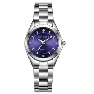 Reloj <span class=keywords><strong>CHRONOS</strong></span> para mujer, reloj de moda de estilo coreano resistente al agua para mujer, reloj informal con correa de acero inoxidable - Product Image 2