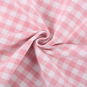 Vente chaude Coton <span class=keywords><strong>et</strong></span> <span class=keywords><strong>Lin</strong></span> Matériel Doux Tissu Plaid Conception Nappe Rideau Literie Tissu - Product Image 4