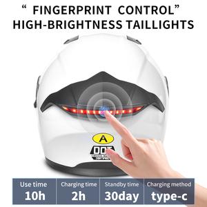New ABS unisex xe máy Mũ bảo hiểm Led tail ánh sáng mở mặt Mũ bảo hiểm Head Guard Dot được phê duyệt đôi <span class=keywords><strong>D</strong></span> đóng cửa tất cả các mùa quảng cáo K9-<span class=keywords><strong>1</strong></span> - Product Image 3