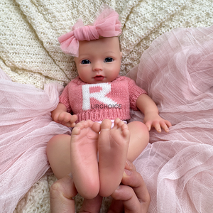 Muñecas <span class=keywords><strong>de</strong></span> Silicona <span class=keywords><strong>Reborn</strong></span> <span class=keywords><strong>de</strong></span> 12 Pulgadas para Niñas, Muñeca Realista Hecha a Mano para Accesorios <span class=keywords><strong>de</strong></span> Fotografía, Regalos Coleccionables para Recién Nacidos - Product Image 4