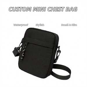 Rinoneras para mujer, bandoleras con correa ajustable, modernas, color negro - Product Image 2