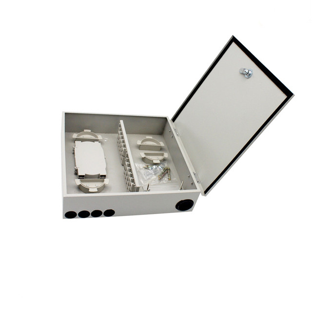 48 Port ODF Wall Mount Optic Fiber Distribution Box Indoor Matel