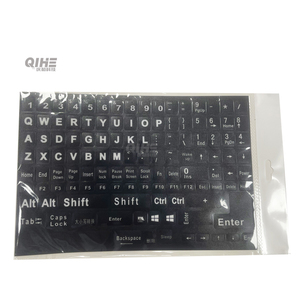 Autocollants de clé de clavier peau anglaise clé complète étiquette de Version américaine pour <span class=keywords><strong>macbook</strong></span> 13/14/15 pouces autocollants étanches transparents - Product Image 3