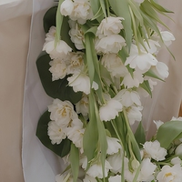 Décorations florales de mariage de haute qualité, fleurs artificielles en soie blanches, centres de table et bouquets