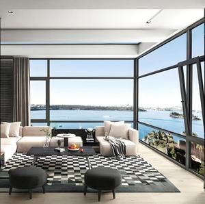 5 + 12A + 5 + 12A + 5 / 5 + 22A + 5 kính nghiêng biến cửa sổ kính dân cư Cửa Sổ Khung nhôm - Product Image 2