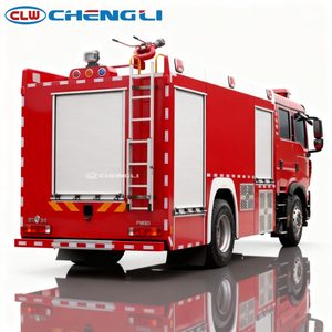 Camion de lutte contre l'incendie à mousse longue portée et puissant HOWO 8T avec réservoir de mousse en acier inoxydable 304 - Product Image 3