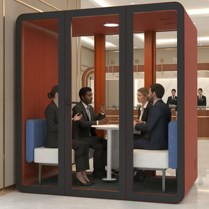 <span class=keywords><strong>Cabine</strong></span> <span class=keywords><strong>Acoustique</strong></span> Modulaire Moderne et Abordable pour Bureau, OEM ODM, Ignifuge, pour Bureau à Domicile, Réunion, <span class=keywords><strong>Studio</strong></span> - Product Image 2