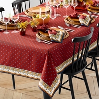 Nappe de restaurant moderne de couleur unie de serviette florale bleue blanche faite à la main pour un usage domestique-prix d'usine de tissu résistant à l'eau