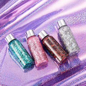 Logo privé Gel pour le corps pailleté étiquette personnalisée Laser <span class=keywords><strong>paillettes</strong></span> cheveux visage corps Gel pailleté - Product Image 3