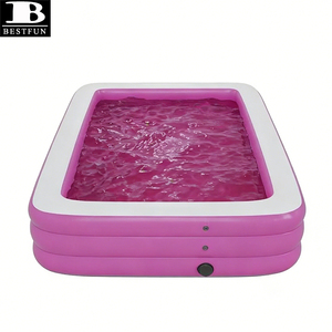 <span class=keywords><strong>Piscina</strong></span> Autoinflable con Bomba Eléctrica Inalámbrica Integrada, Bañera Familiar Inflable para Niños y Adultos, Fiesta al Aire Libre - Product Image 4