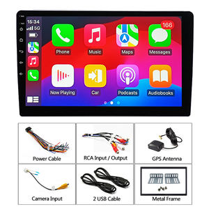 9/10 pouces Android Car Play - Fast 4G <span class=keywords><strong>TEL</strong></span> 8-Core GPS Système de navigation HD Écran tactile Android <span class=keywords><strong>Auto</strong></span>/USB/AUX Custom Car Stereo - Product Image 4