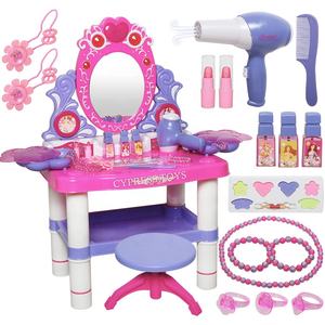 Set di Trucchi Giocattolo di Alta Qualità <span class=keywords><strong>per</strong></span> Bambine con Tavolo da Toeletta e <span class=keywords><strong>Pennelli</strong></span> - Product Image 4