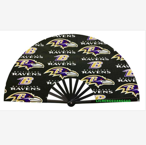 32チーム33cm折りたたみクラッパーカーニバルクリーブランドブラウンズ手持ちファンカスタムアメリカ大型プラスチック製ポータブルクラックファン - Product Image 6