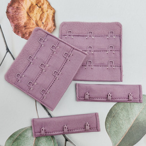 Cinta de gancho y ojal de fibra cómoda para sujetadores, accesorio de lencería de lujo, gancho recubierto de nailon, material para cinta de sujetador - Product Image 6