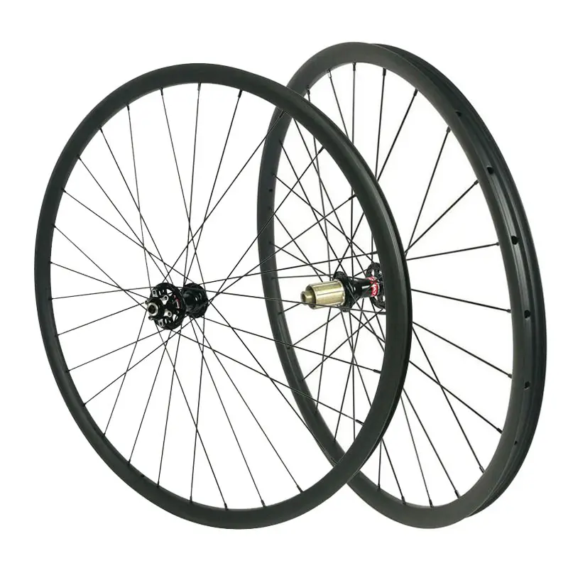 SoarRocs 20-33ミリメートル内幅275インチカーボンmtbホイールセットTubelessカーボンディスクホイールNovatec 791Sストレートプル28穴カーボンワット