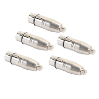 Adaptateur XLR Femelle vers RCA Femelle, Convertisseur de Genre, Connecteurs Audio pour Mixeur/Enregistreur/Amplificateur