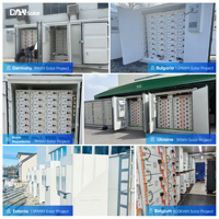 Batterie extérieure semi-solide DAH Solar 273 kWh C&I avec BMS intelligent, IP20, garantie 10 ans, BESS commercial