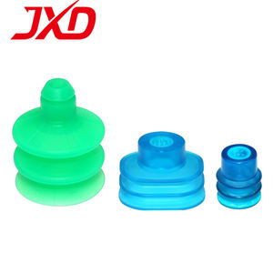 JXD FG18PVC-50 FG23PVC-50 SPB2-40-P Ventilador de silicone ondulado a vácuo de três camadas azul verde - Product Image 1