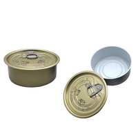 Qualité alimentaire Ronde En Fer Blanc Pot Metal Boîte avec Couvercle Anneau de Traction 40ml 60ml 100ml 130ml 200ml 300ml 360ml 500ml