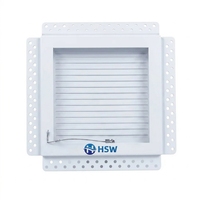 Grille d'aération en fer galvanisé pour système de ventilation HVAC, diffuseur d'air décoratif en métal à fixation murale pour plafond