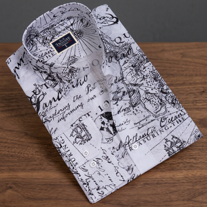 Camisa Blanca Informal Transpirable de Talla Grande para Hombre, 100% Algodón - Product Image 3